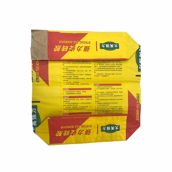 Máquina de tubérculo de bolsa de cemento con válvula de bolsa de papel de pared múltiple