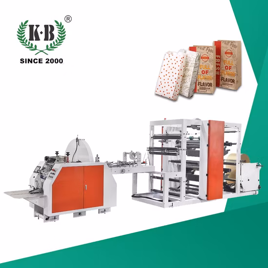 High Xinke computarizado empacado en dibujos animados de madera y película plástica que forma la máquina para fabricar bolsas de papel de pan
